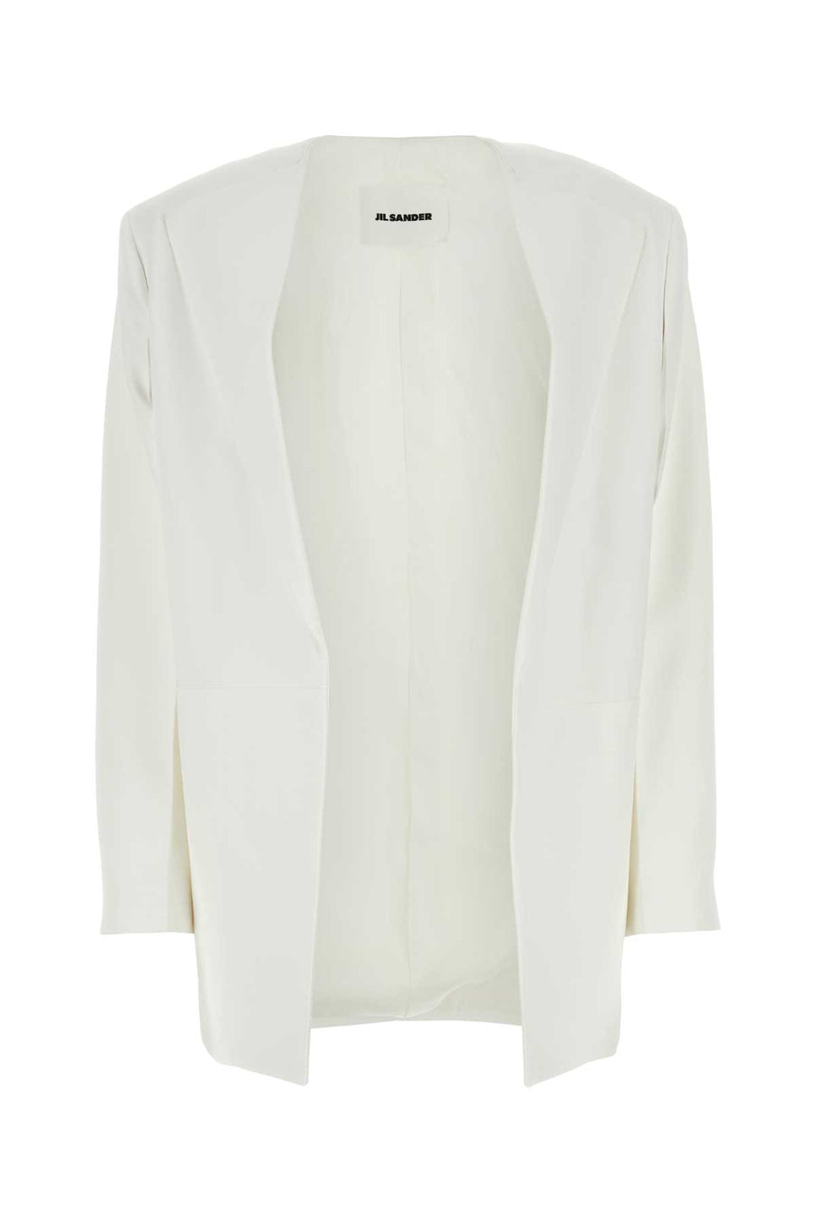 Jil Sander Gilet Exterior: 100% Viscose. Lining: 100% Viscose blazer in white
