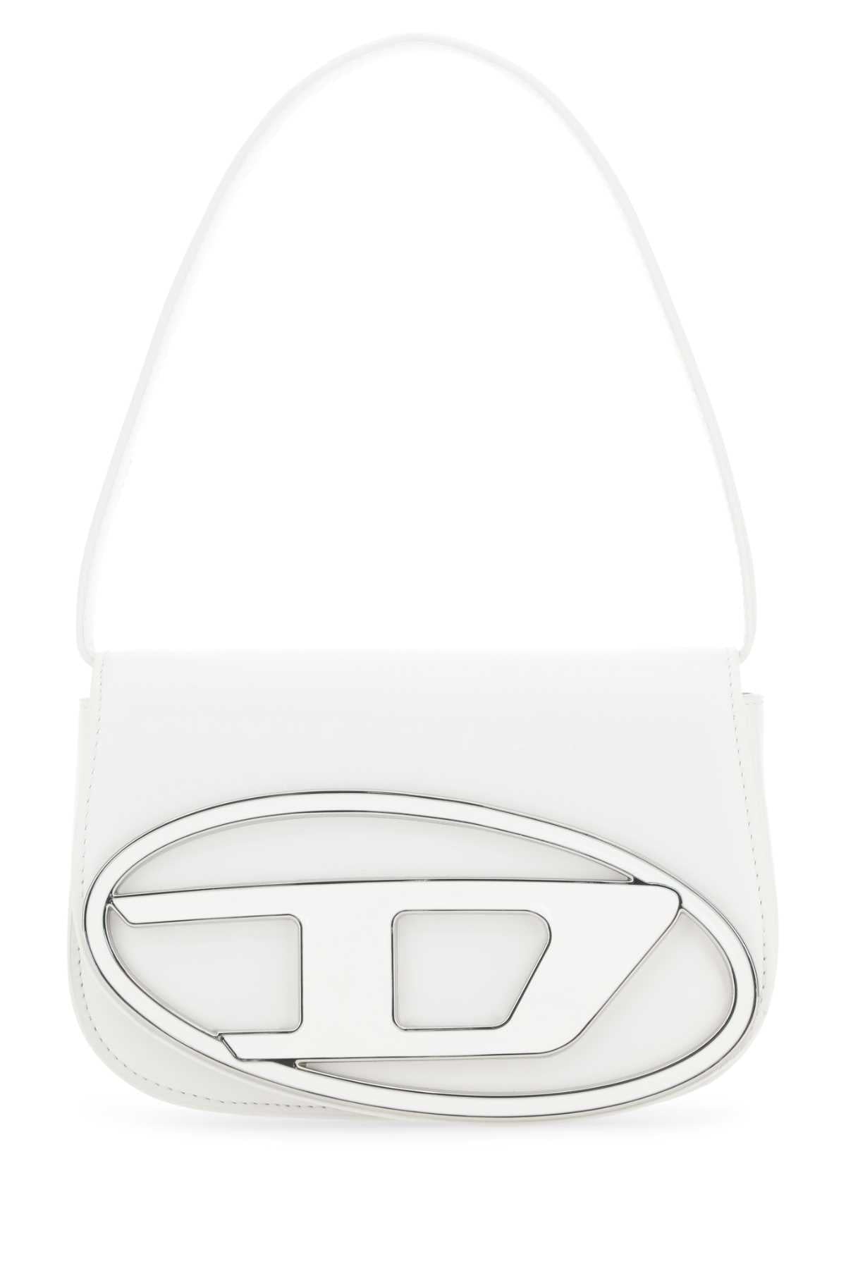 White Leather 1dr Shoulder Bag T1003 Pmu Borse A Tracolla