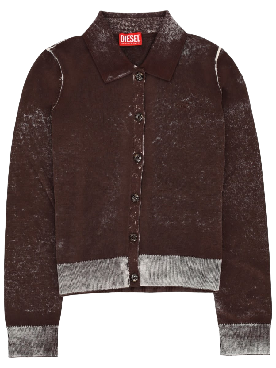 Cardigan M-Loren Brown Cotton Sweater