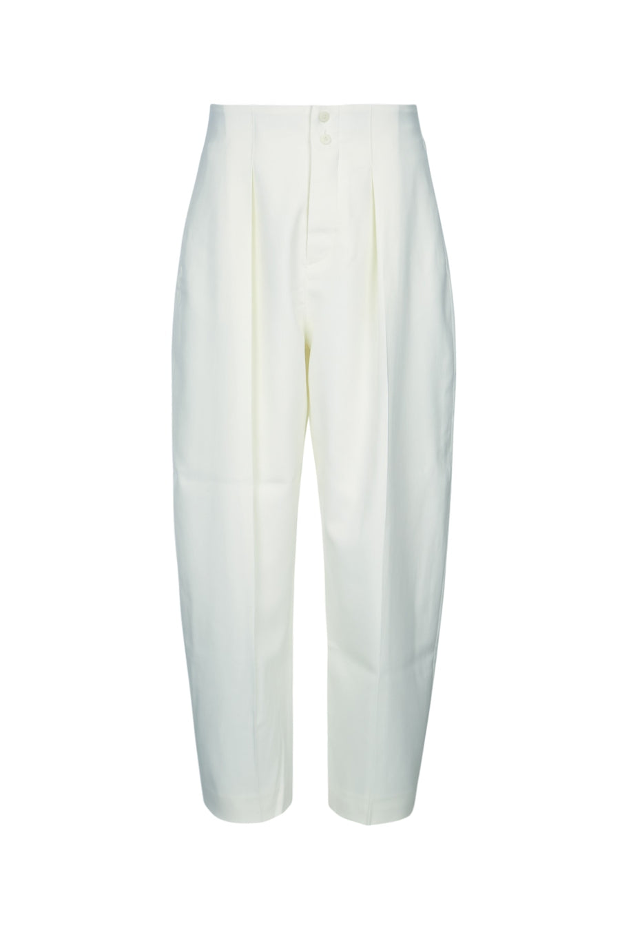 Jacquemus Pantalon Principal: 100% Wool; Lining 2: 52% Viscose trousers in white