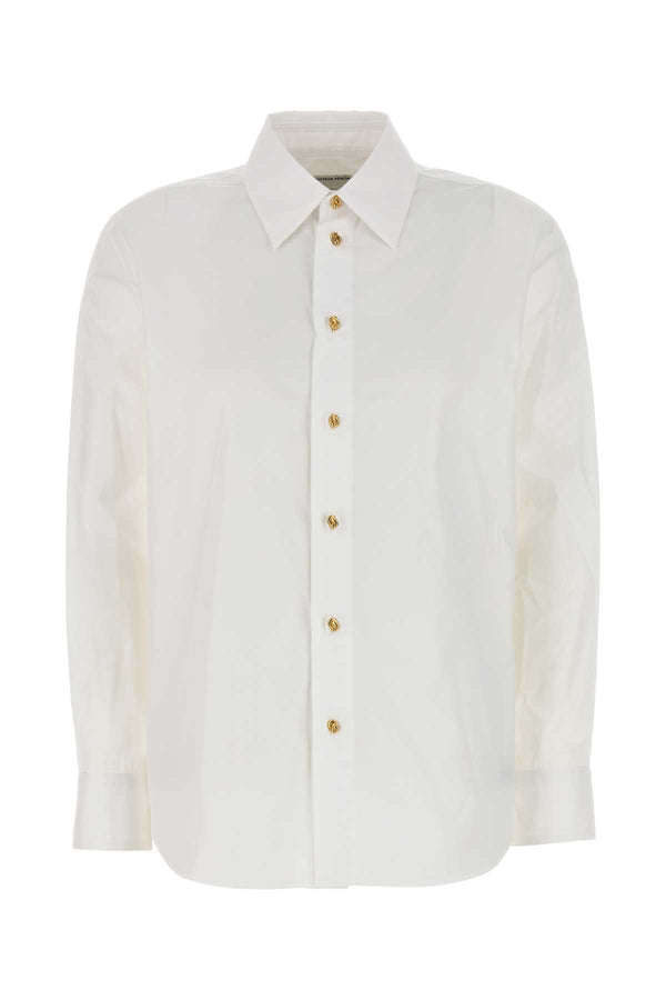 Bottega Veneta Poplin 100% Cotton shirt in white