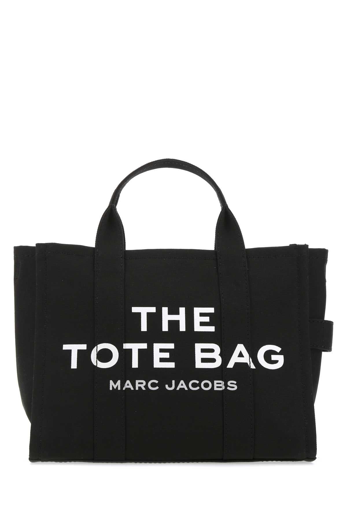 Black Canvas The Tote Bag Handbag 001 Cotton Borse A Mano