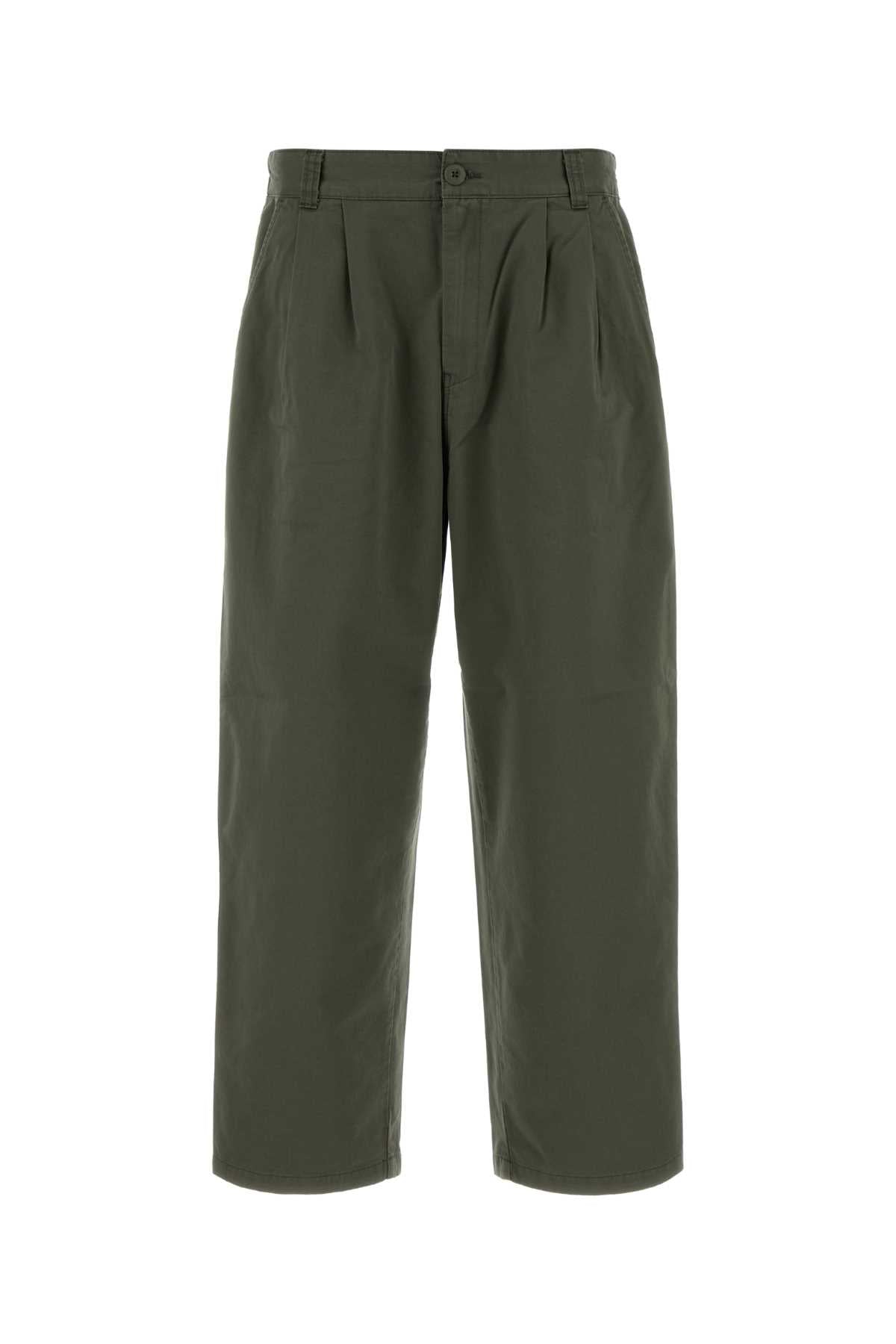 Leafstonewashed Exterior: Cotton Pantaloni