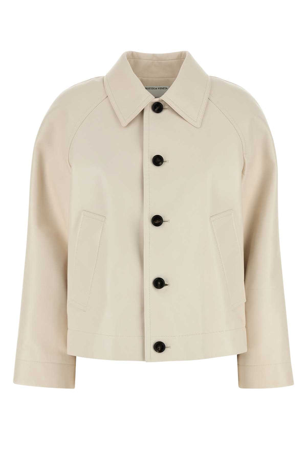 Bottega Veneta Pelle Exterior: 100% Lamb Lining: 100% Viscose jacket in beige