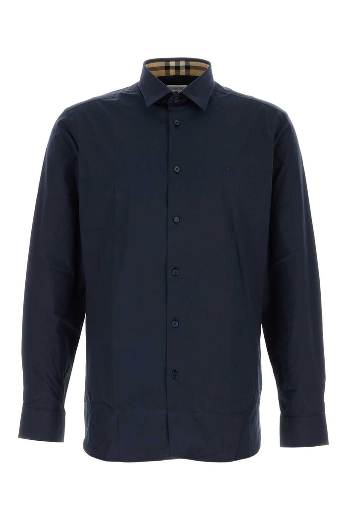 8071800 A1222 Navy Cotton Elastane Camicie
