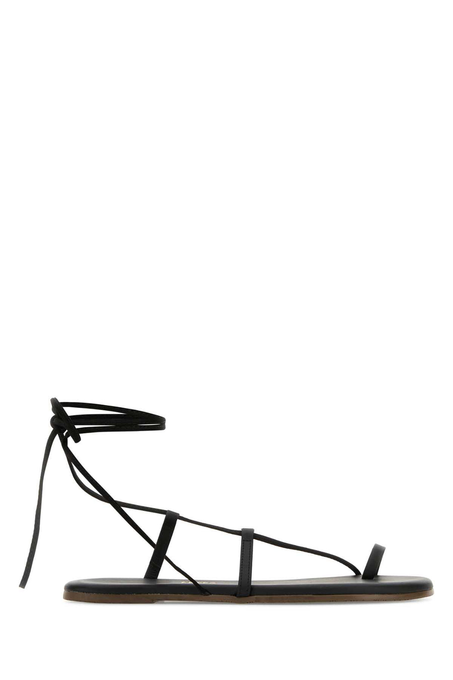 Tkees Exterior: 100% Leather sandal in black
