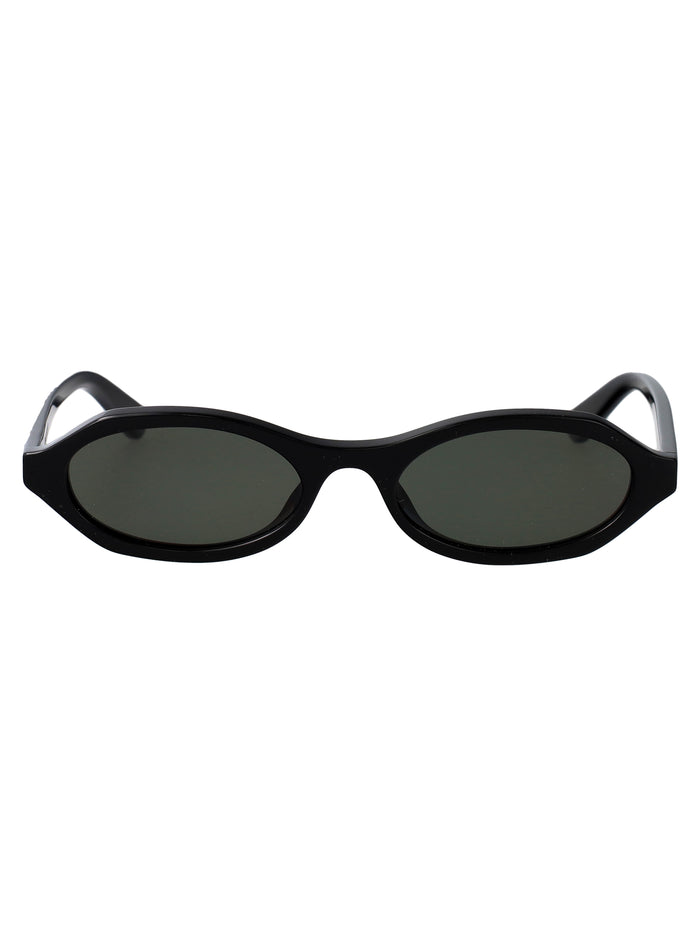 Am0559s Black-black-grey Acetate Sunglasses