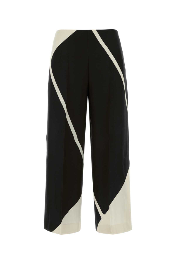 Alberta Ferretti 100% Viscose trousers in black