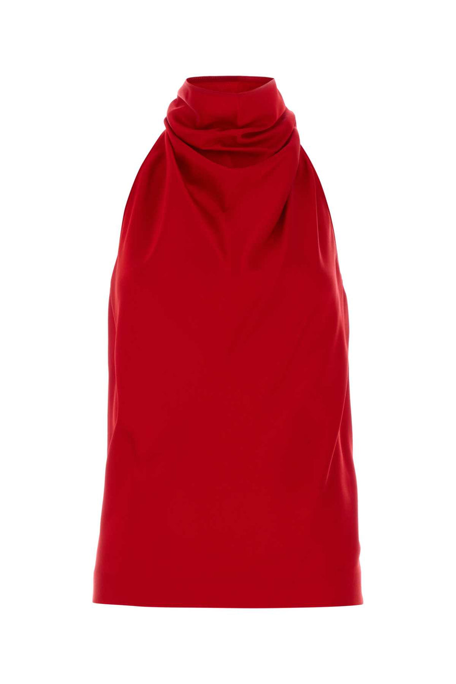 Stella McCartney Halterneck 73% Acetate tank top in red