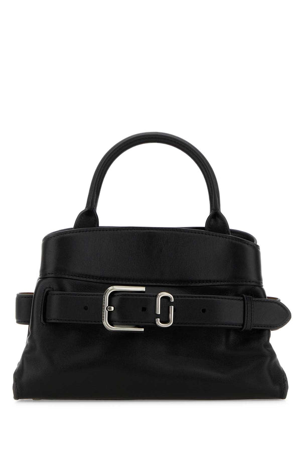 Marc Jacobs Satchel Exterior: 100% Leather top handle bag in black