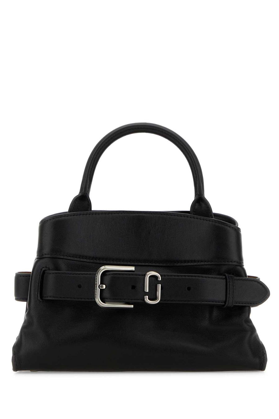 Marc Jacobs Satchel Exterior: 100% Leather top handle bag in black