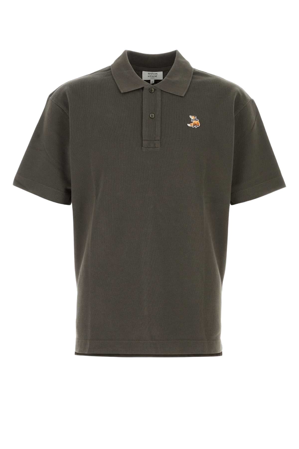 Mid Piquet Polo Shirt Beluga Exterior: Cotton