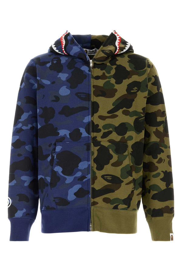 Bape 100% Cotton hoodie in navy
