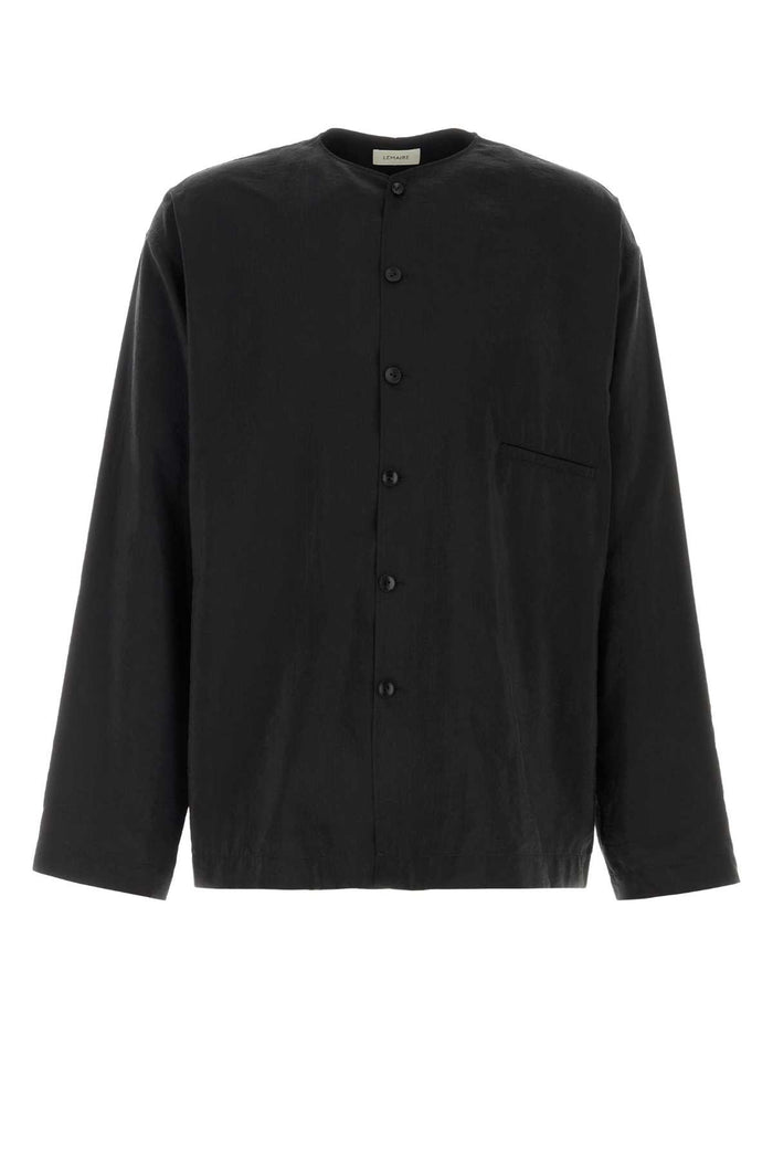 Sh1235lf1308 Bk999 Black Exterior: Silk Nylon Camicie