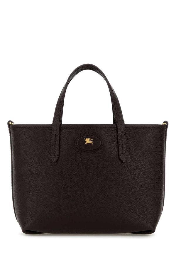 Burberry Reversible 100% calf grain leather (Bos Taurus) tote bag in brown