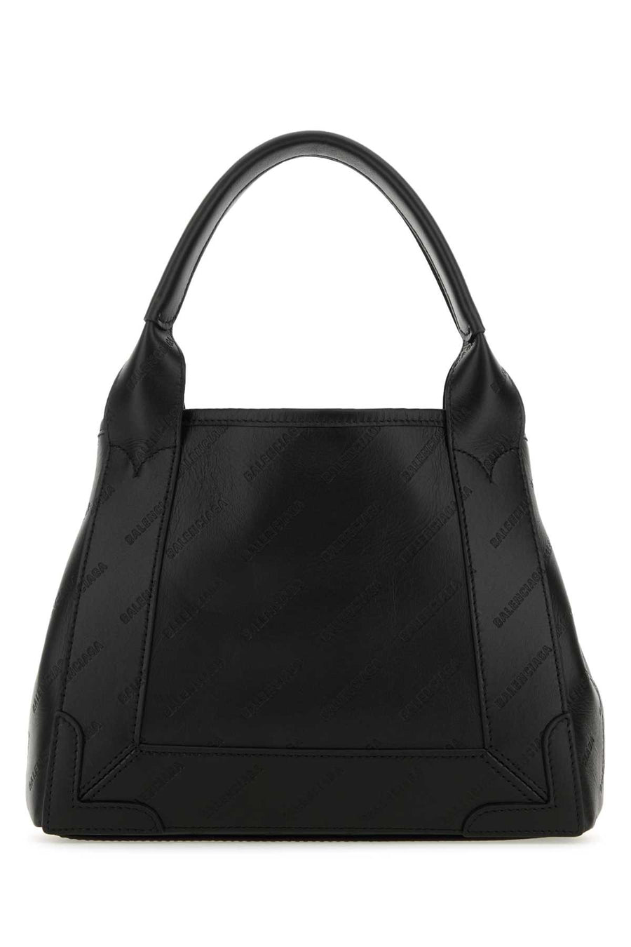 Balenciaga Exterior: 100% Cotton shoulder bag in black