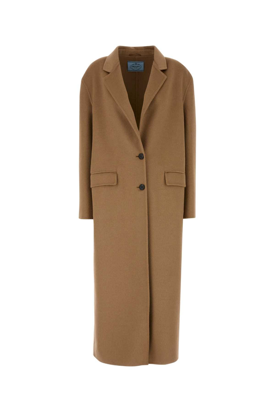 Prada 40% Wool coat in camel