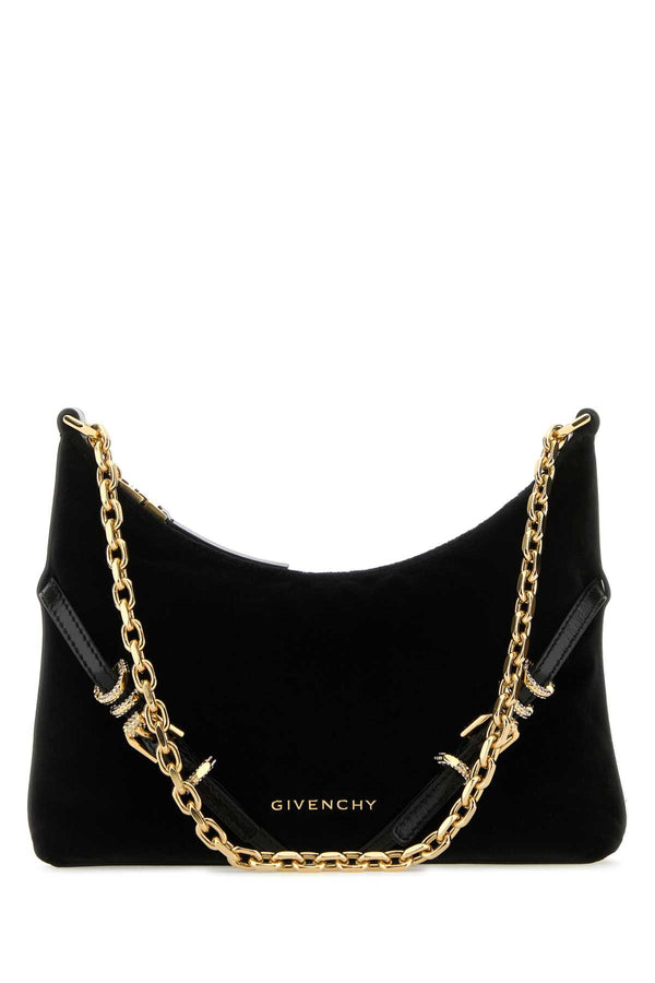 Givenchy Exterior: 100% Fabric (Velvet). Lining: 95% Cotton shoulder bag in black