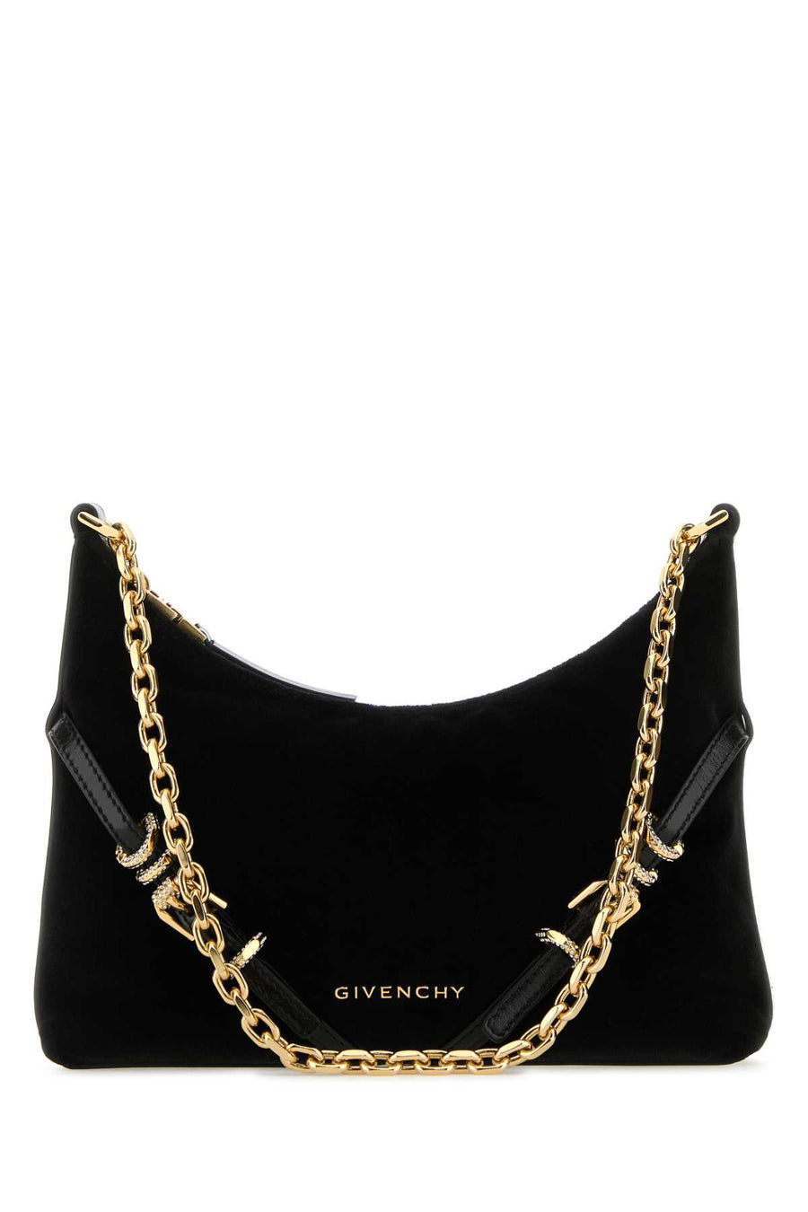 Givenchy Exterior: 100% Fabric (Velvet). Lining: 95% Cotton shoulder bag in black
