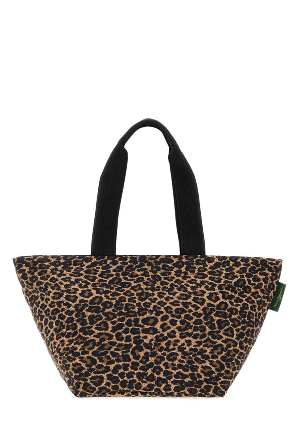 Herve' Chapelier Square 100% Fabric tote bag in brown