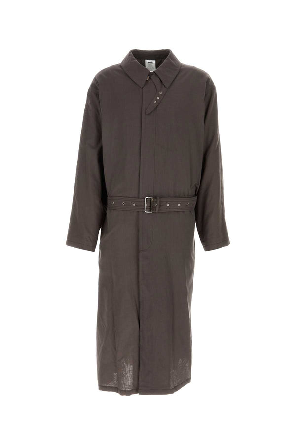 Magliano Sapienza Exterior: 100% Cotton; Lining: 63% Acetate trench coat in taupe