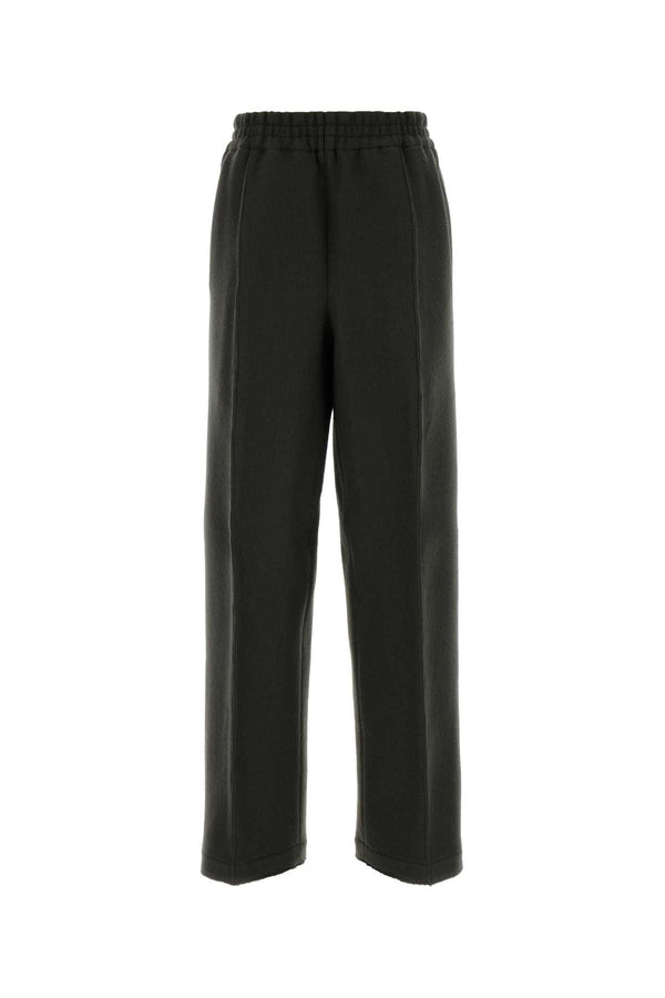 AMI Paris Elastique 100% Virgin wool trousers in gray