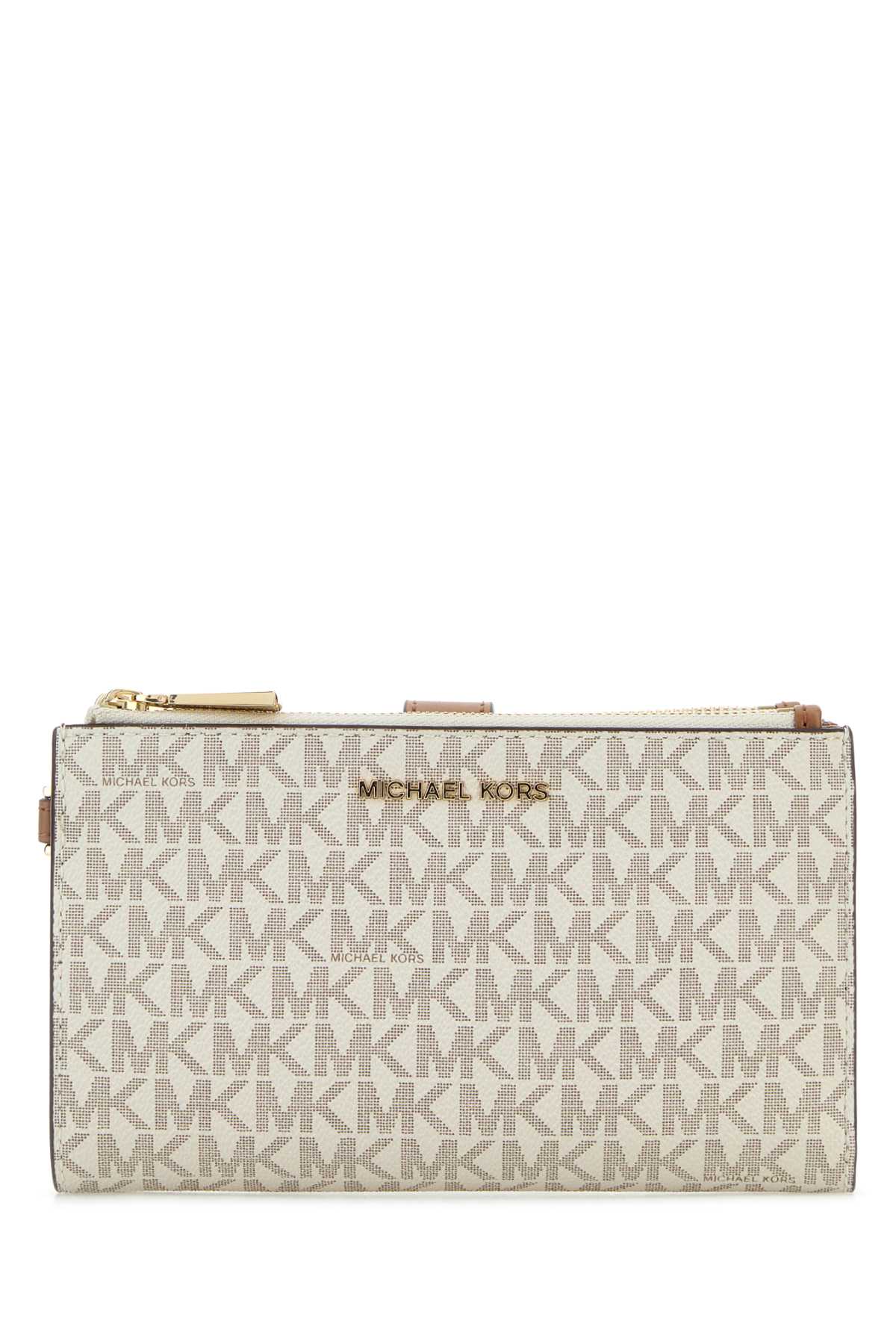 Printed Canvas Wallet Vanilla Portafogli