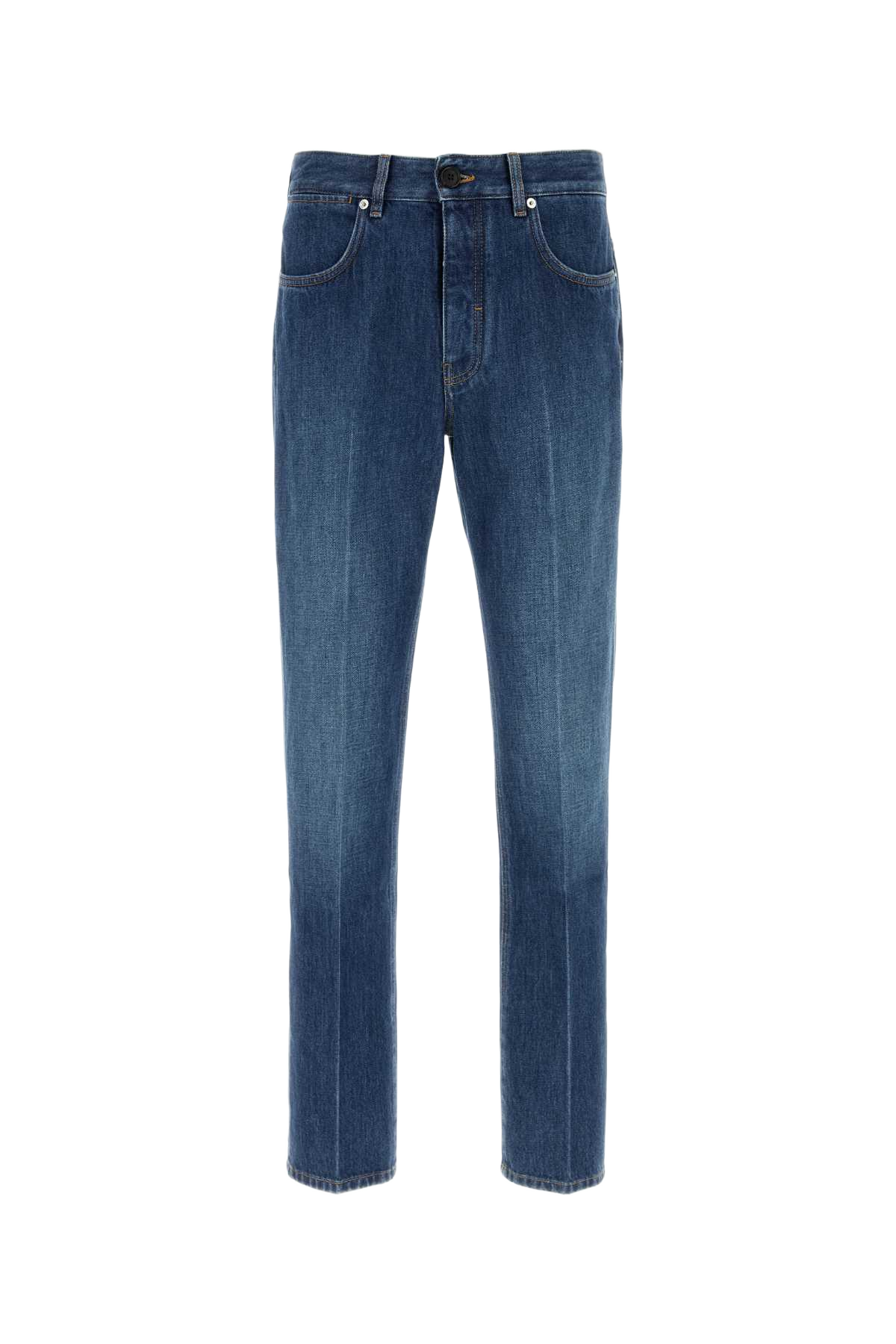 Denim Jeans Mediumblue Exterior: Cotton