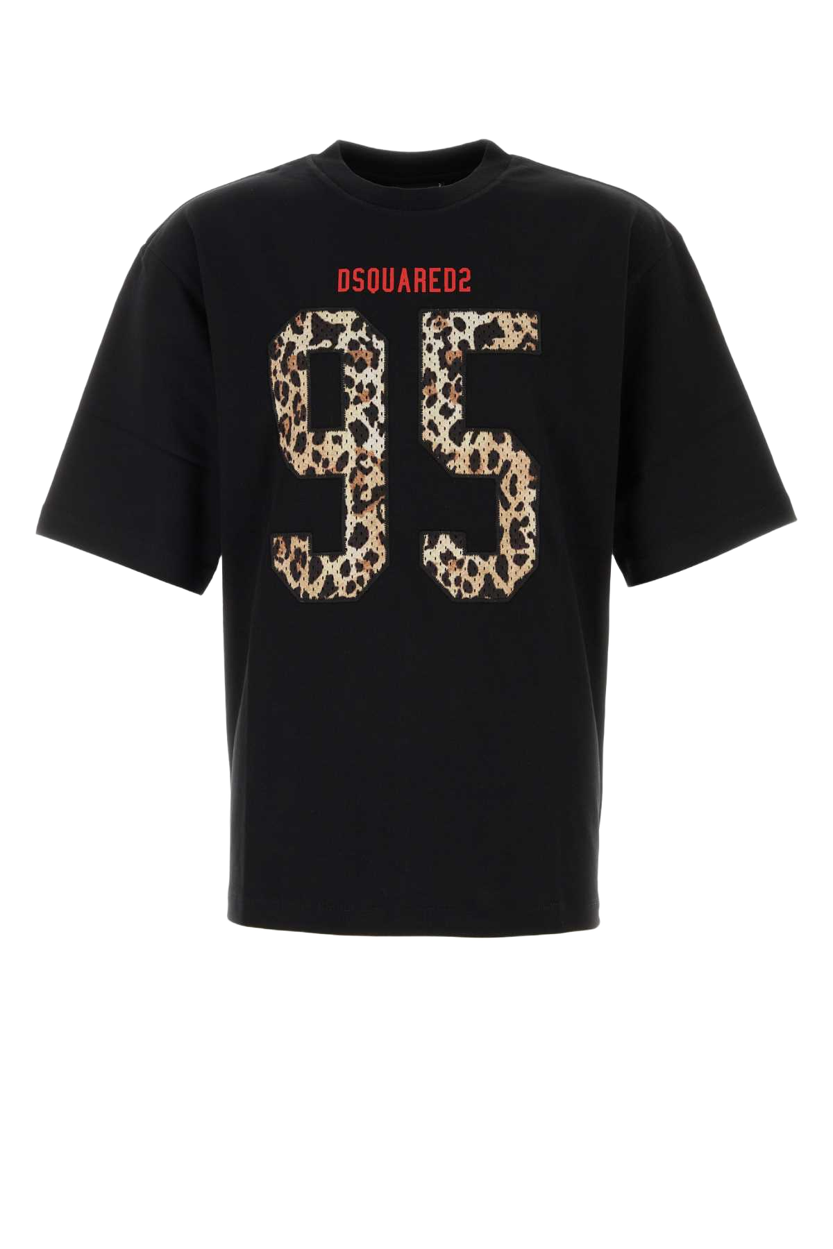 Black Cotton Oversize T-Shirt Exterior