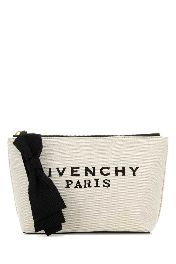 Givenchy Givenchy 58% Cotton clutch in beige