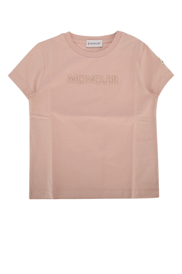 Moncler Jr Kids t-shirt in beige