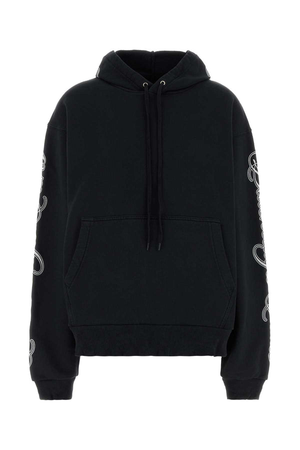 Balenciaga Hoodie Cotton 100% hoodie in black