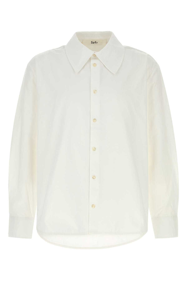 Sefr 100% Cotton shirt in white