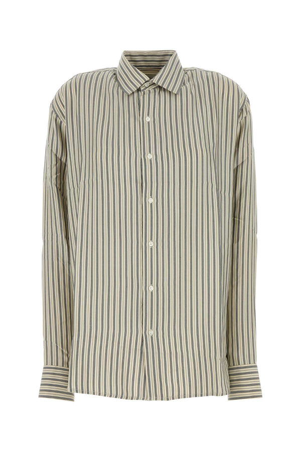 Le Kasha 100% Silk shirt in blue