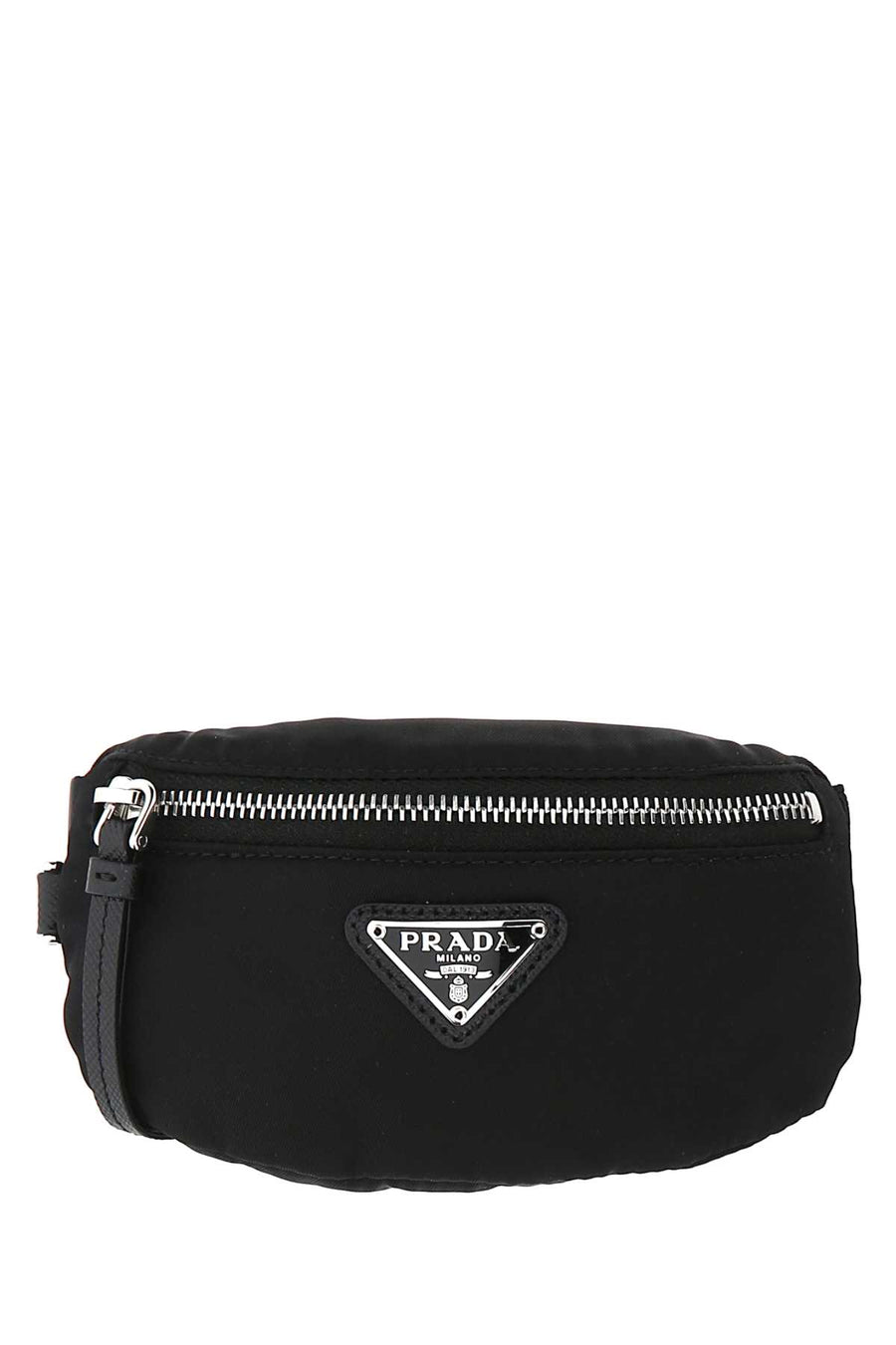 Prada Exterior: 100% Re-nylon belt bag in black