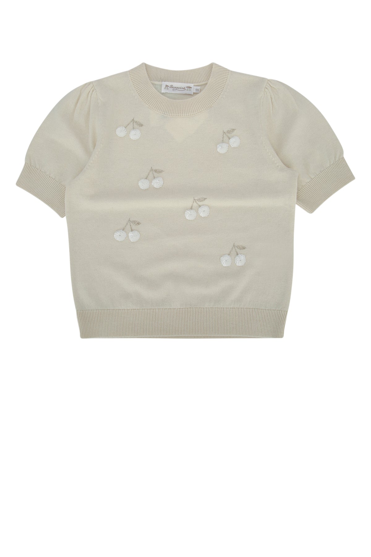 Pull Leola Upb Ecru Laine Coton Abiti
