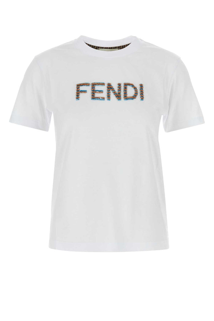 White Cotton T-Shirt Exterior