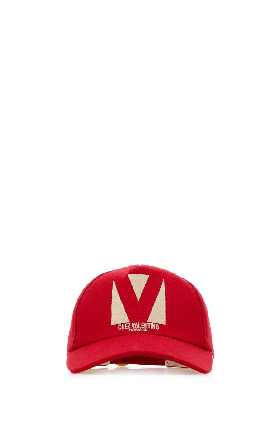 Valentino Garavani Chez Exterior: 100% Cotton; Lining: 100% Cotton baseball cap in red