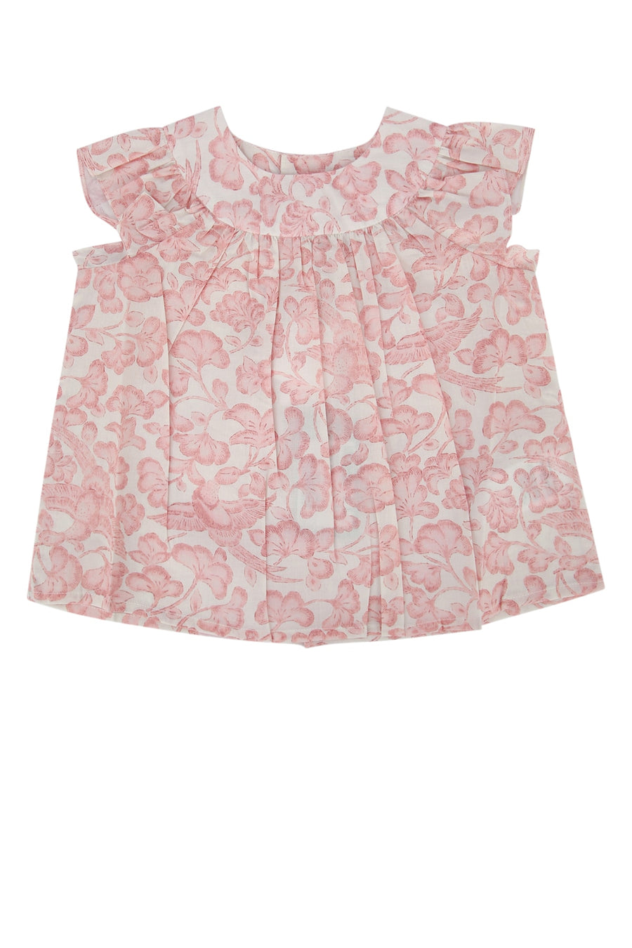 Bonpoint Lala 100% Organic Cotton blouse in pink