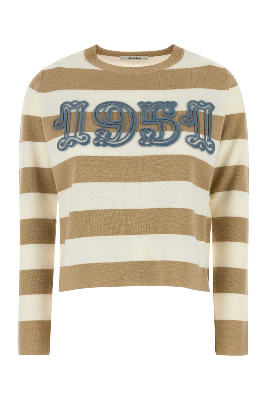 Max Mara 100% Virgin wool sweater in beige