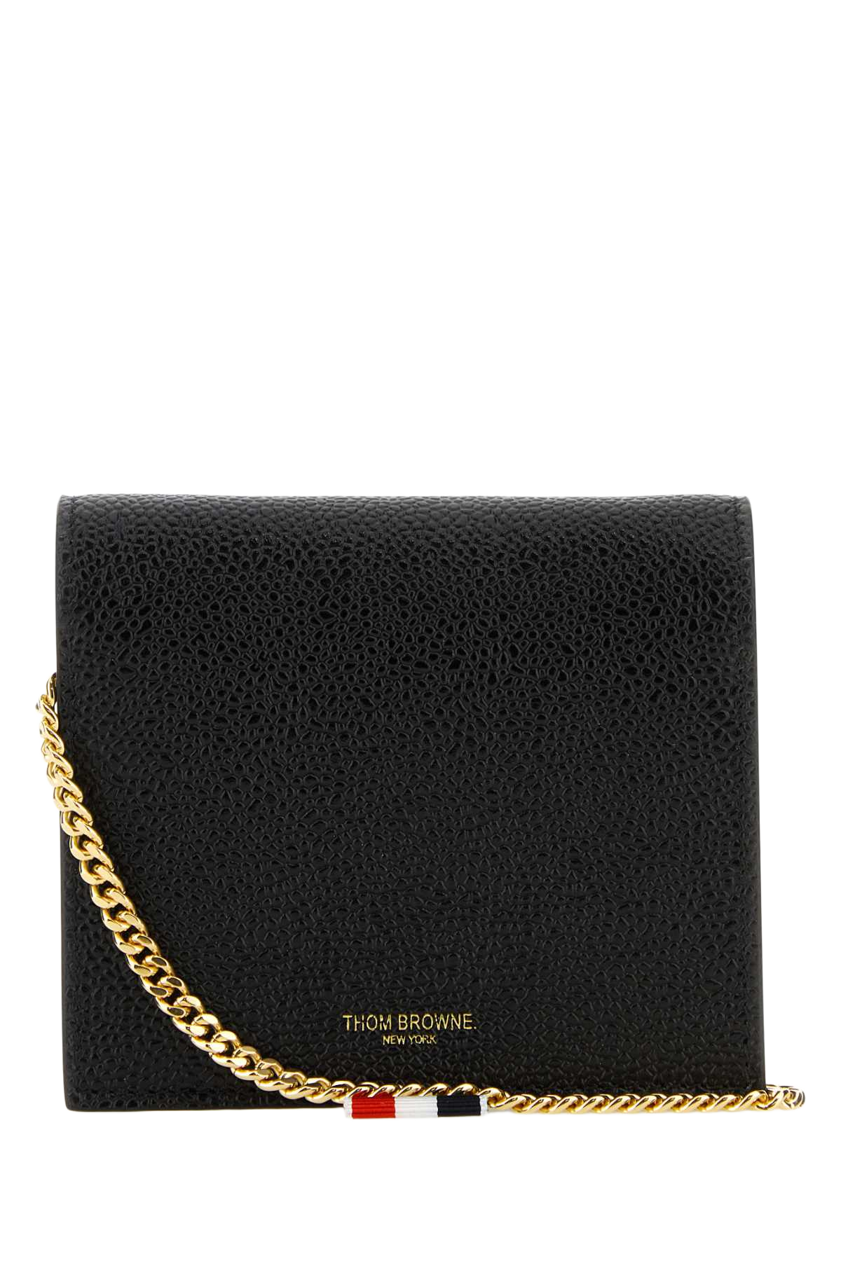 Black Leather Card Holder Exterior: Portafogli