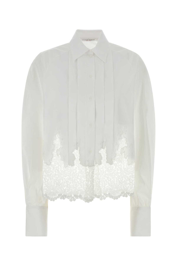 White Poplin Shirt 10601 Camicie