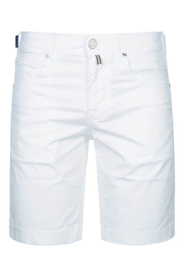 Jacob Cohen 97% Cotton bermuda shorts in white