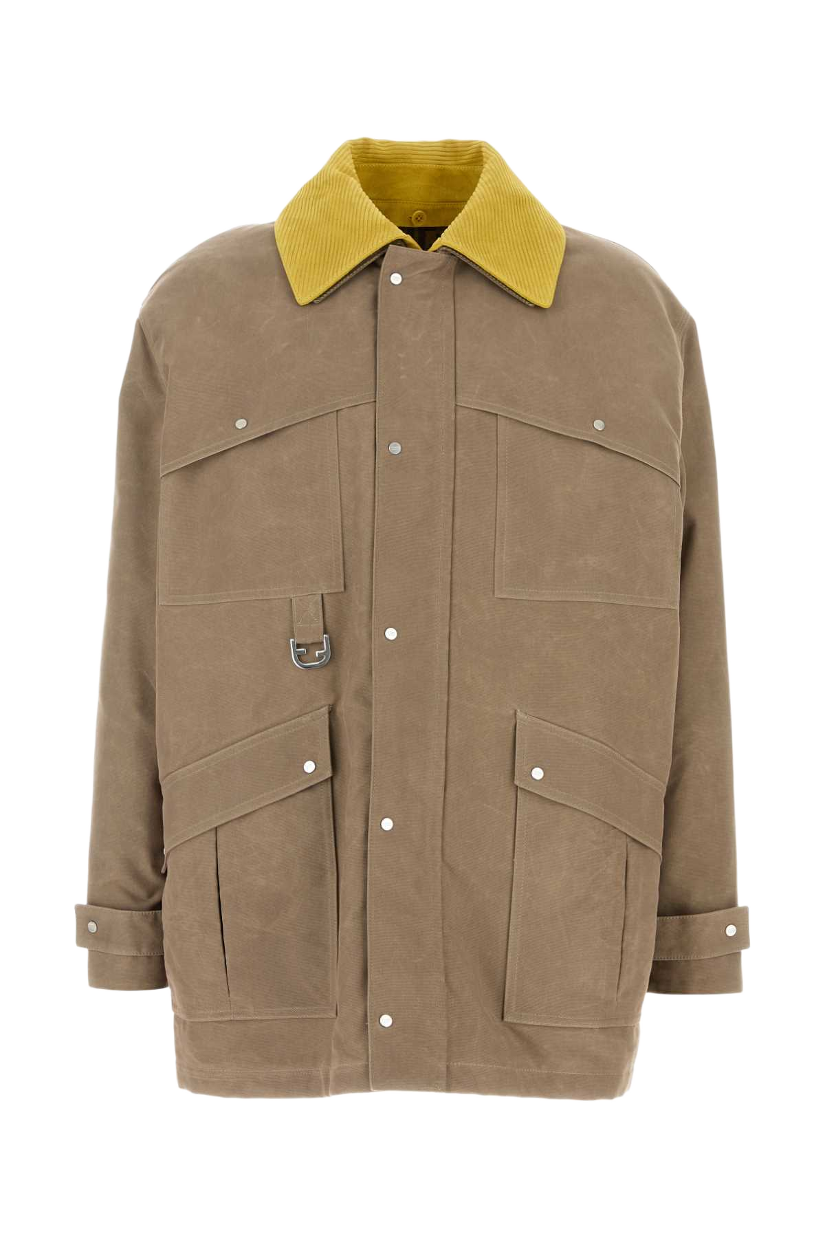 Cappuccino Canvas Coat Beige Cappotti
