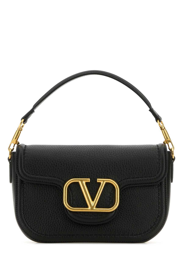 Valentino Garavani Alltime Exterior: 100% Calf shoulder bag in black
