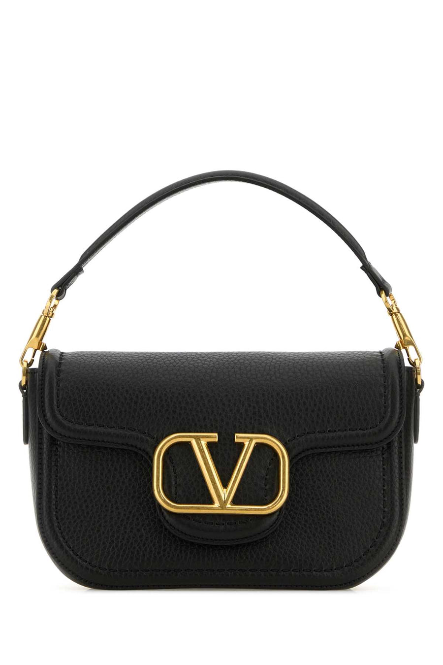 Valentino Garavani Alltime Exterior: 100% Calf shoulder bag in black