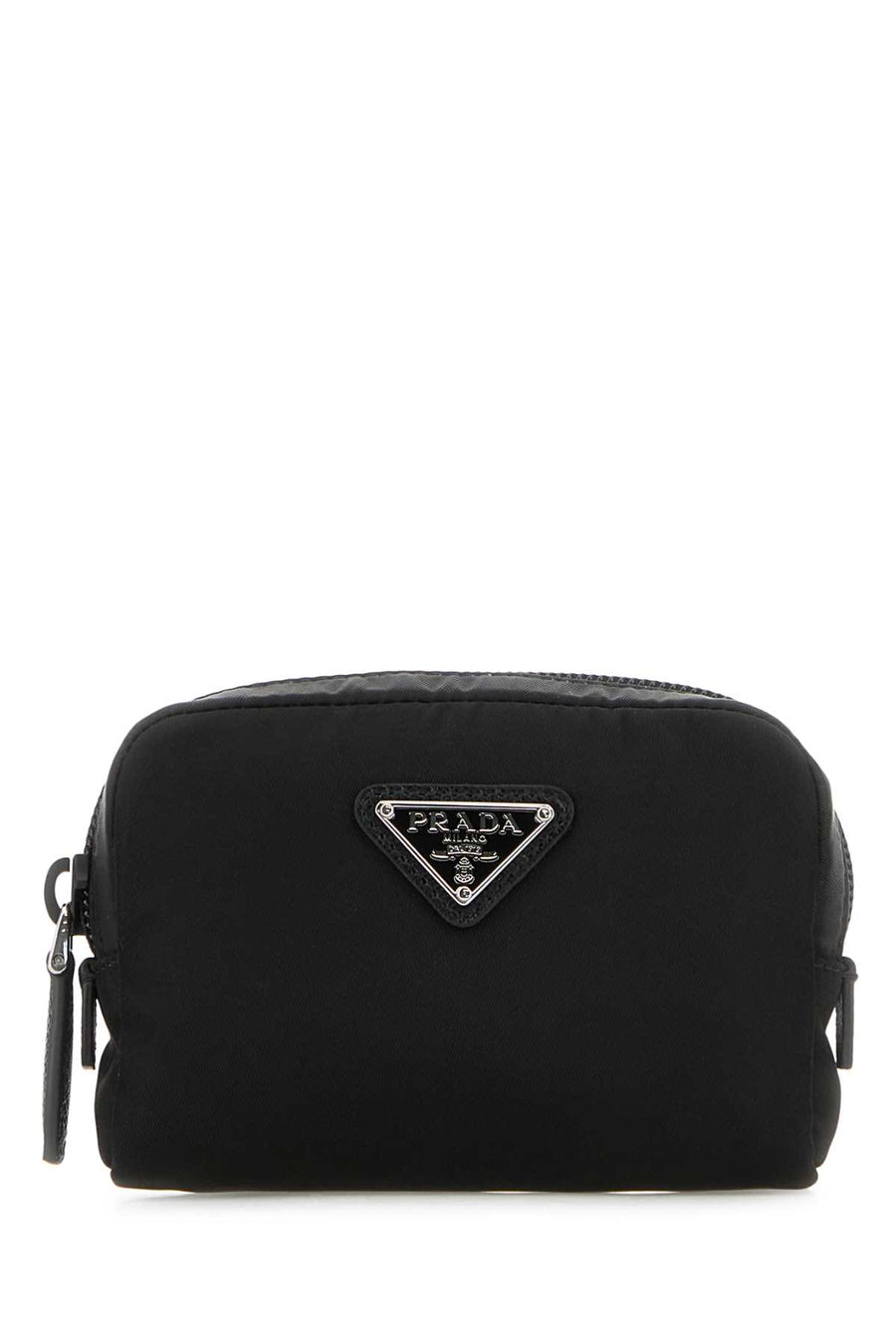 Prada 100% recycled polyamide cosmetic case in black