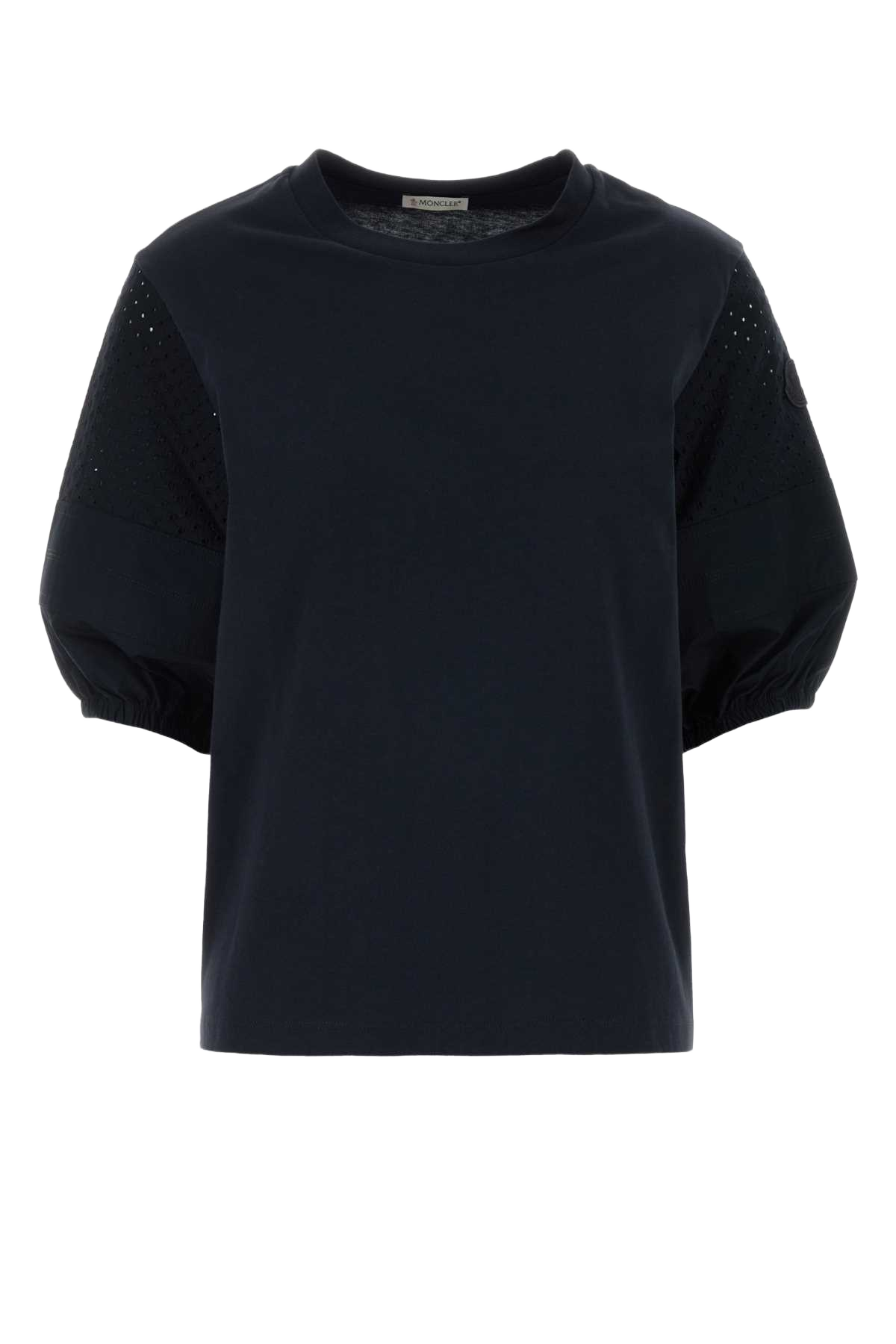 Navy Blue Cotton T-Shirt 742 Exterior