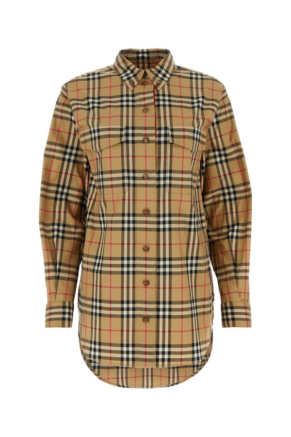 Burberry 95% Cotton shirt in beige