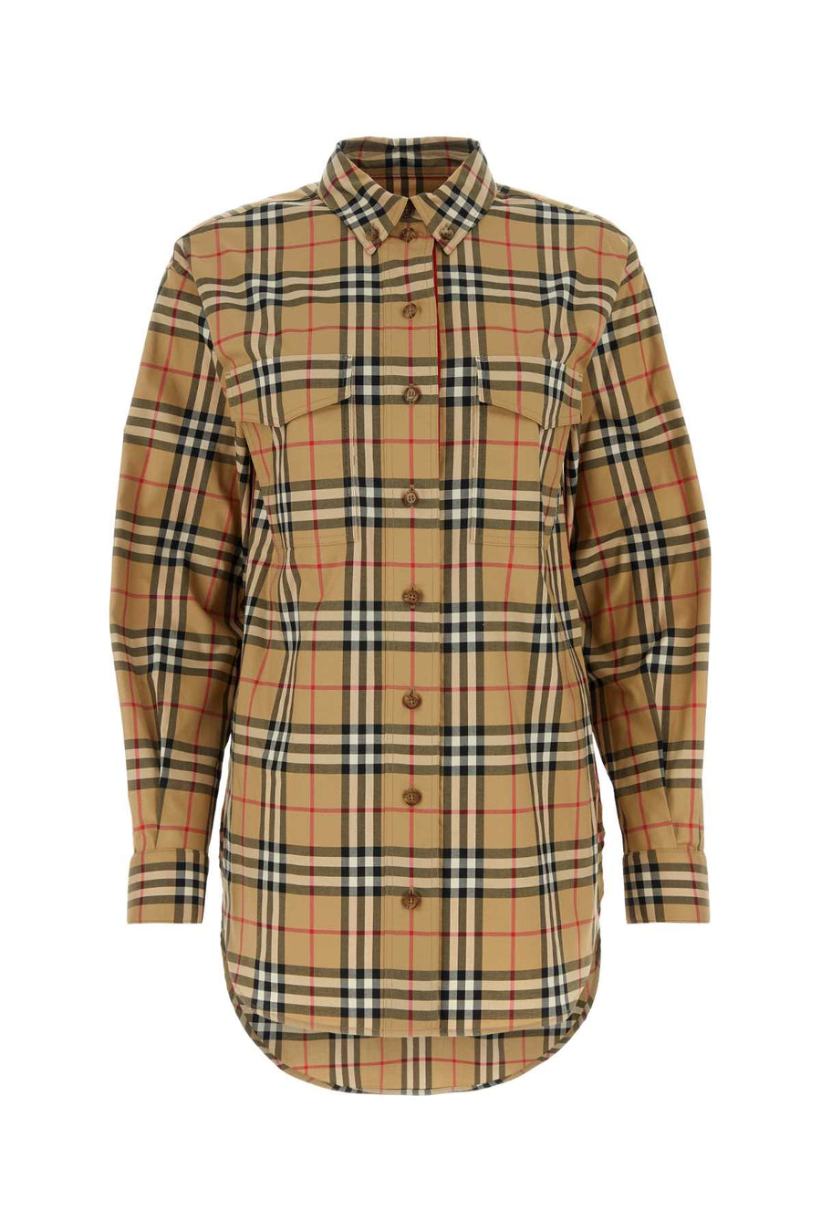 Burberry 95% Cotton shirt in beige